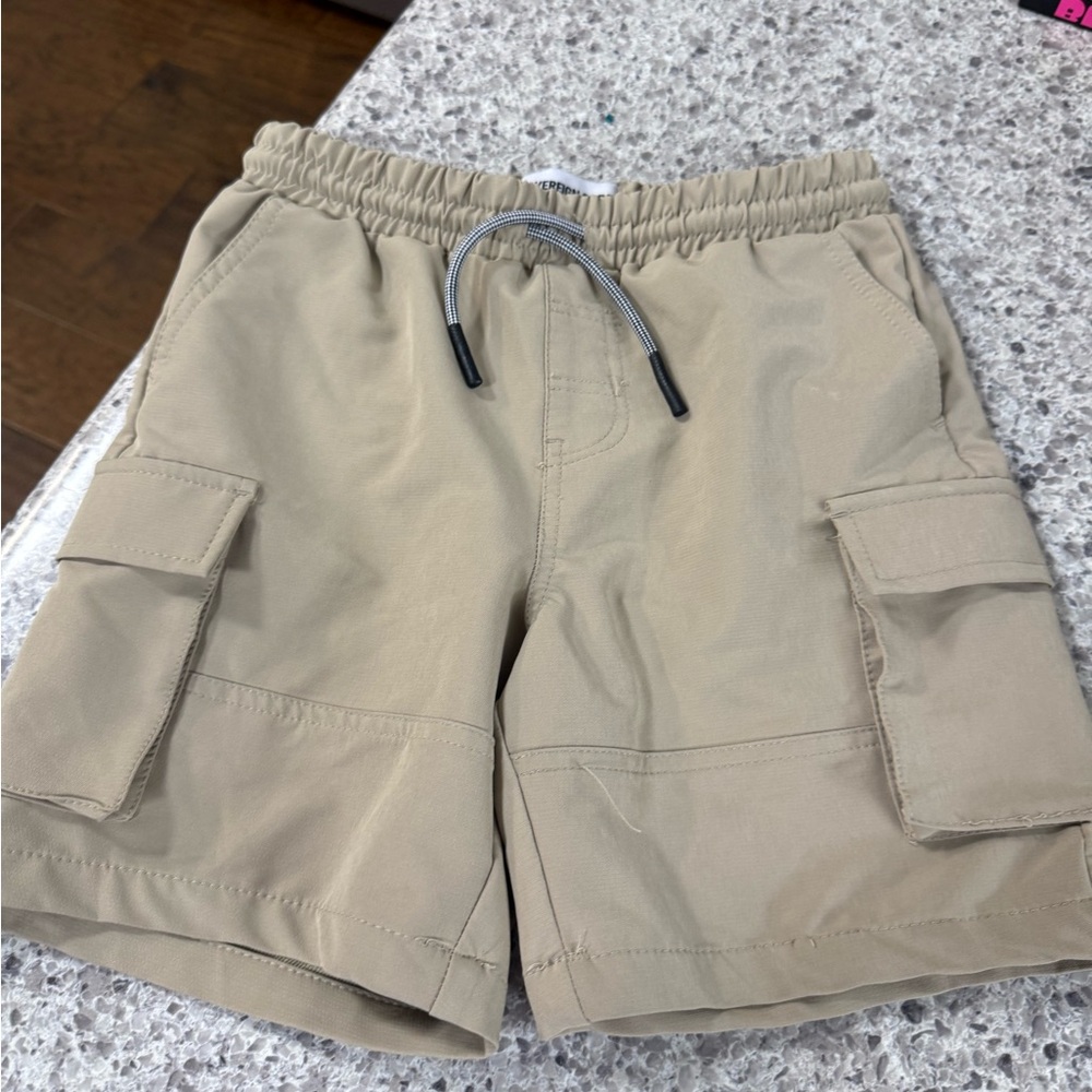 Sovereign Code Men's Cargo Shorts in Khaki with Drawstring